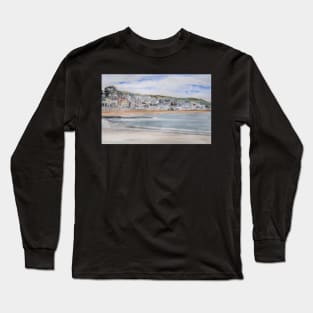 Lyme Regis Seafront, Dorset UK Long Sleeve T-Shirt